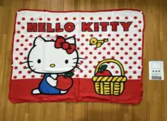 【新品】スナップボタン付き フリースブランケット ひざ掛け キティ