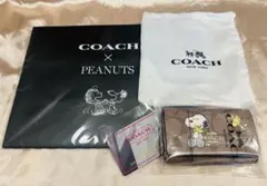 COACH コーチ スヌーピー キーケース ショッパー付き 新品未開封