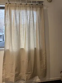 IKEAカーテン、綿100%、2枚