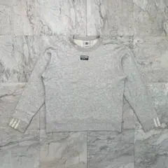 アディダスオリジナルス　スウェット　トレーナー　グレー　メンズ　XS タグロゴ