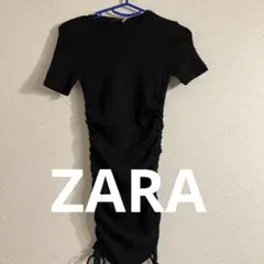 ZARA リブタイトワンピース