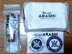 【新品】嵐 We are ARASHI グッズ(ストラップ・ポーチ・コースター)