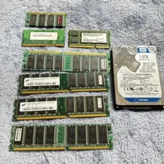 ノートPC用メモリ 4枚セット ジャンク - メルカリ