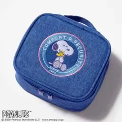 GLOW 2025年5月号SNOOPYスヌーピーミラー付きドレッサーポーチ