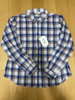 【新品タグ付】KOE コエ ブルー チェックシャツ Sサイズ 綿100% 完売品