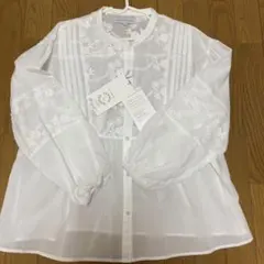 しまむら　シーズンリーズン　ブラウス　M サステナブルコットン