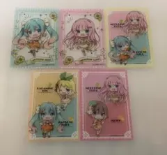 初音ミク Citrus Miku フリューくじ G賞クリアカード 5枚