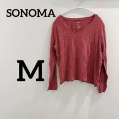 SONOMA【M】The Everyday Teeレッド 赤 シンプル ソノマ