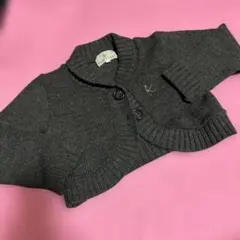 組曲　ボタン付きカーディガン ボレロ100cm〜