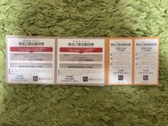 東急 株主優待 東急ホテルズ宿泊優待券2枚&飲食優待券2枚セット