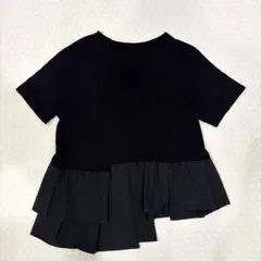 Deux Amour ドゥーザムール アシメペプラム Tシャツ 裾フリル　M〜Lのサムネイル