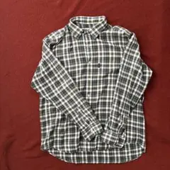 Crocodile 長袖シャツ Lサイズ グリーン系チェック