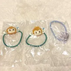 ナルミヤキャラクターズ　twinkle ヘアゴム ピコ・ルッキー3点セット