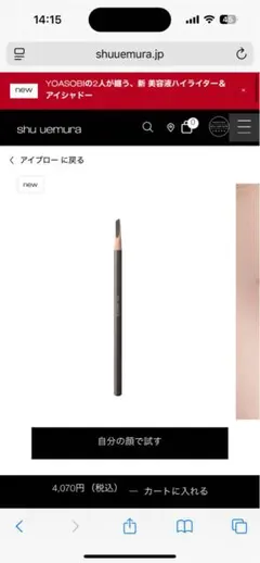 シュウウエムラハードフォーミュラハード9 エイコーン06