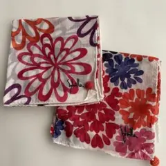 Shila 花柄ハンカチ 2枚セットのサムネイル