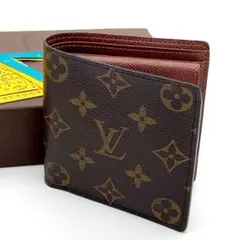 24時間限定価格！【極美品】ルイヴィトン 二つ折り財布 マルコ イニシャル無し