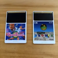 PCエンジン　2枚セット　パワーテニス　ブロディア