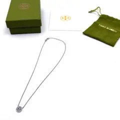TORY BURCH トリーバーチ　ネックレス　チョーカー　ロゴ　チャーム