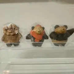 たかはたまさお 木彫り風 FIGURE COLLECTION 3点セット