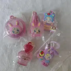 メゾピアノ ミニチュアコスメチャーム ぷっくりめじるしアクセサリー　5種