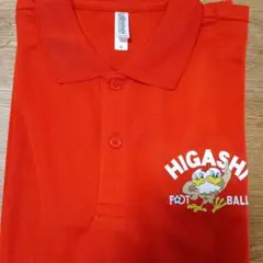 東福岡高校サッカー部 ポロシャツ Mサイズ 赤 - メルカリ