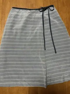 Moto Shin巻きスカート風フレアスカート　日本製