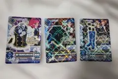 アイカツカード ロリゴシック ブルーブロックチェックコーデ 3枚セット