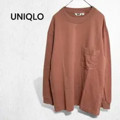 ユニクロU クルーネックT カットソー 長袖 綿100％ ヘビーウェイト M