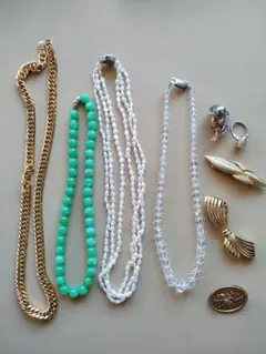 A008　アクセサリー　ネックレス　指輪など色々まとめ　現状品