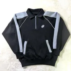 90s　USA製　VANS　ハーフジップ スウェット Ｍ