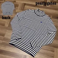 美品♡パーリーゲイツ♡ニット♡ボーダー♡ホワイト♡アイボリー♡ネイビー♡M