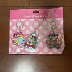 東京ディズニーリゾート シリコンキーホルダー 3個セット