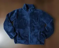 UNIQLO フリースジャケット ネイビー 140