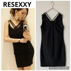 RESEXXY リゼクシー グログランクロスポンチワンピース ブラックのサムネイル