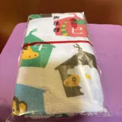 カラフルな動物デザイン フェイスタオル