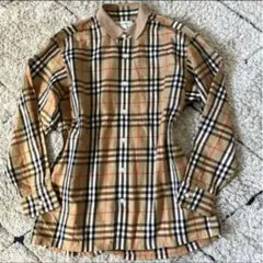 【美品✨】バーバリー　90s チェックシャツ　シャドーホース　ヴィンテージ　Ｌ