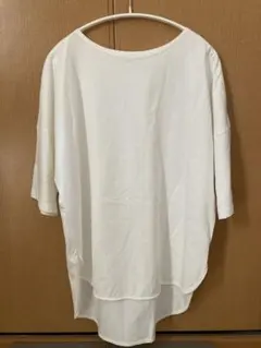 coen ボートネック Tシャツ ホワイト 綿100% 白T 無地のサムネイル
