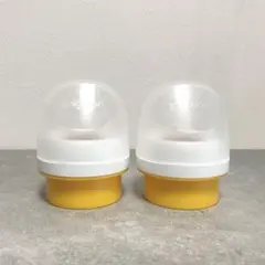 【美品】ほほえみ缶 アタッチメント ピジョン母乳実感フード＆キャップ付き