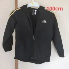 adidas キッズ ジャージ ブラック 110cm