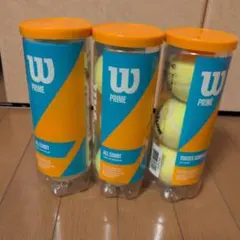 Wilson PRIME ALL COURT テニスボール 3缶セット