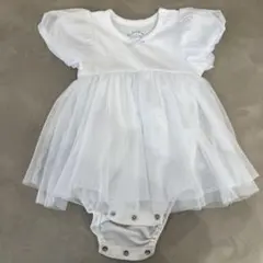 gelato pique BABYスターチュールロンパース ホワイト 70-80のサムネイル