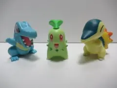 ポケモン　モンコレ　ワニノコ　チコリータ　ヒノアラシ　３体セット　フィギュアのサムネイル