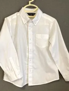 COMME CA ISM 長袖シャツ 100A ホワイト