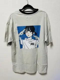 激レア overprint 古塔つみ 限定 キャンバス Tシャツ セット MFC STORE × over print コラボで「古塔つみ」氏が描いた女の子