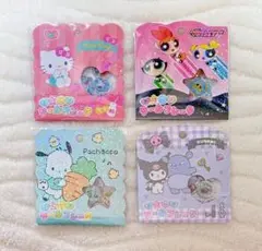 おはじきシールフレーク サンリオ キティ クロミ ポチャッコ パワーパフガールズ