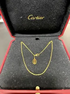 Cartier ネックレス チョーカー コットンコードK18WG 39cm - メルカリ