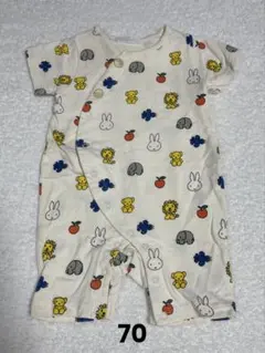 【70cm】 bebe ミッフィー ロンパース
