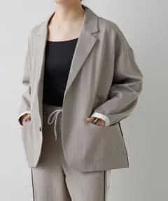【新品】　SUM1 STYLE ピンストライプラインジャケット　セットアップ対応