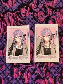 GRAY × ACCENT チェキ風カード　梢萌音