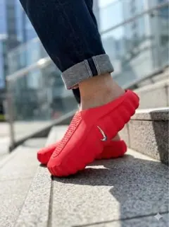 【衝撃の赤】新品激レア W NIKE MIND 001 即完売モデル 24cm